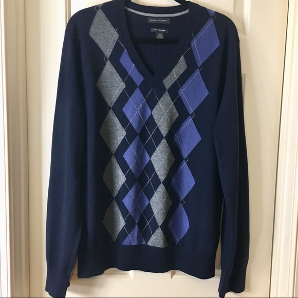 Banana Republic Other - Banana Republic Extra Fine Merino Argyle Sweater